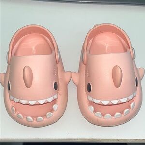 Kids Pink Shark Slides